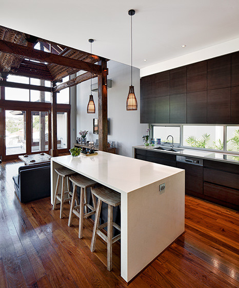 Design ideas for an asian kitchen in Perth.