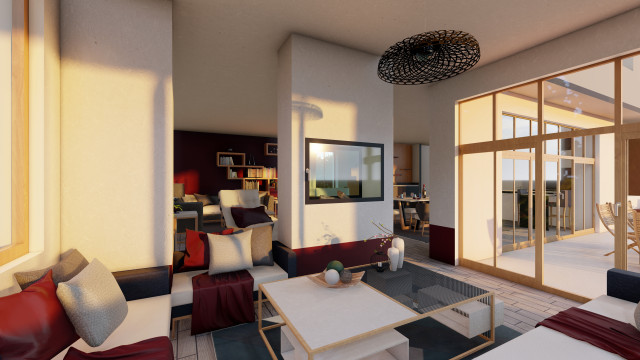 Maison de Vacances modern-living-room