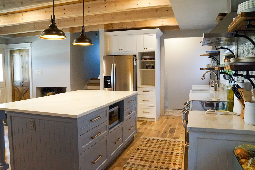 Kitchen - transitional kitchen idea in Toronto