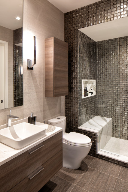 Fox Point contemporain-salle-de-bain