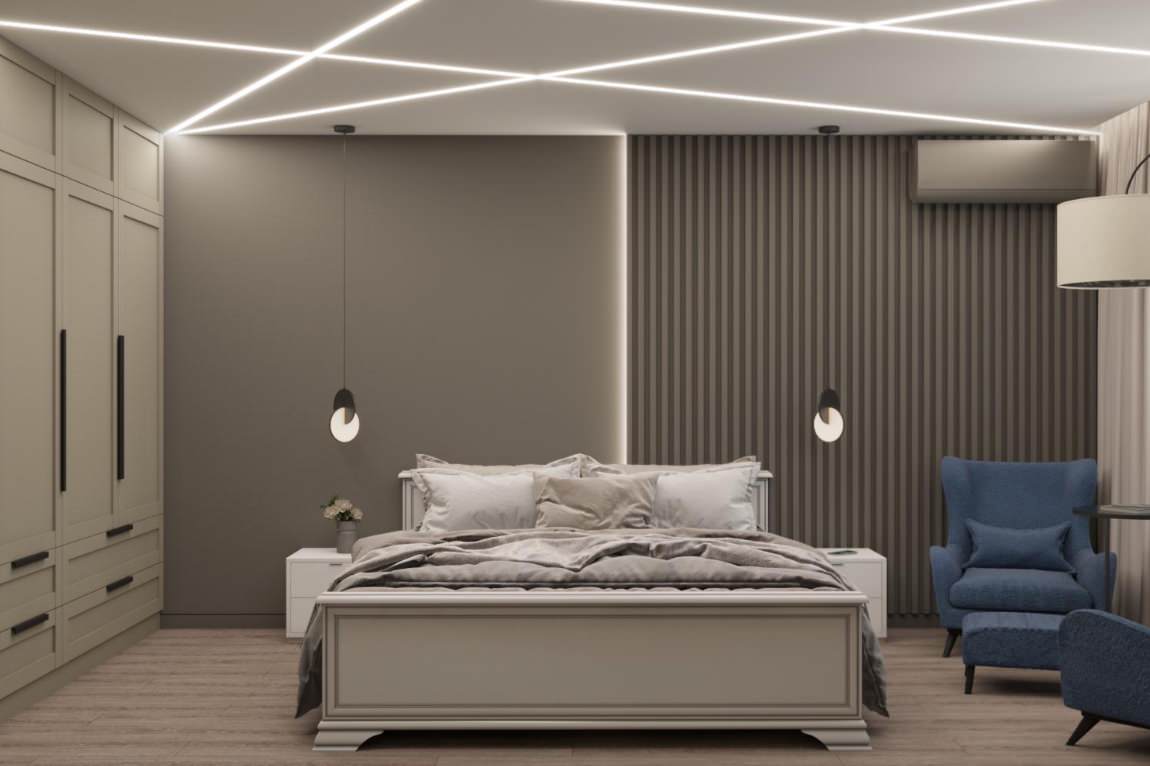 Дизайн-проект 2х комнатной квартиры город Краснодар