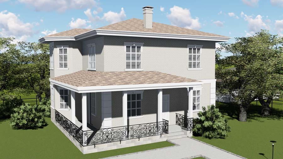 Дом в классическом стиле