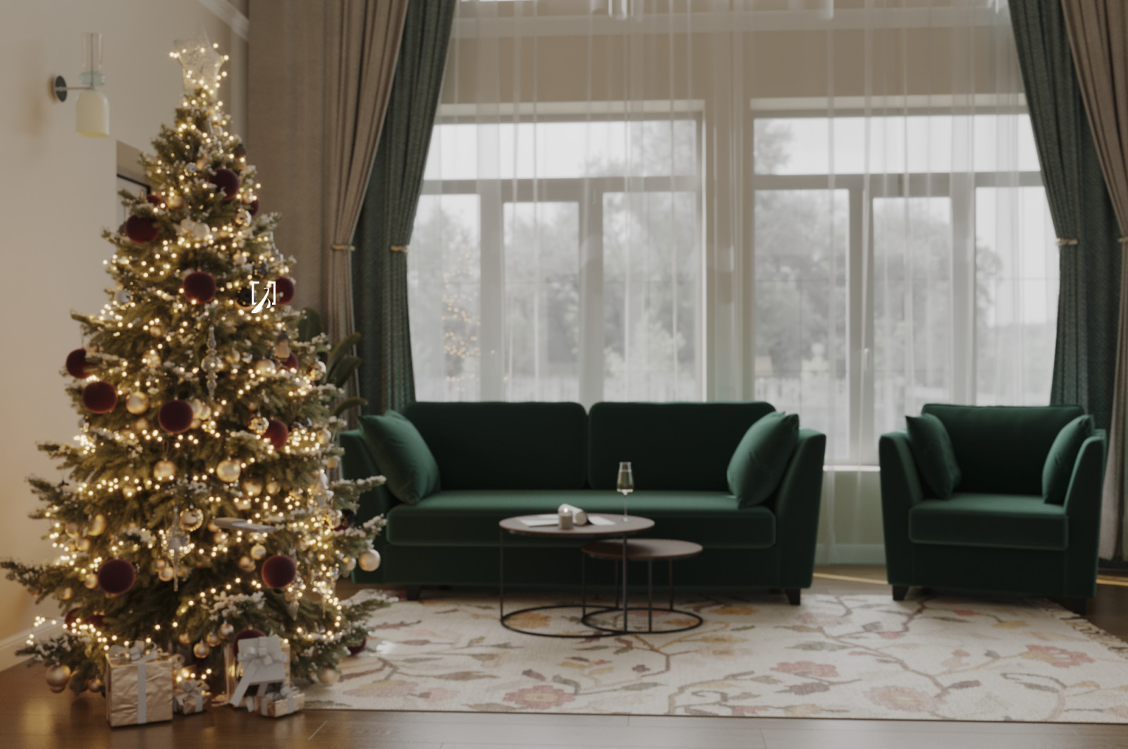 Загородный дом интерьер