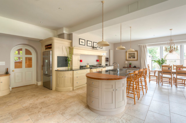 Bespoke Curved Island landstil-koekken