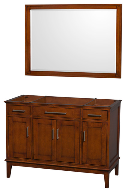 Hatton 48 Single Bathroom Vanity No Top Sink Transitional Hatton 48 Single Bathroom Vanity No Top Sink Light Chestnut 44