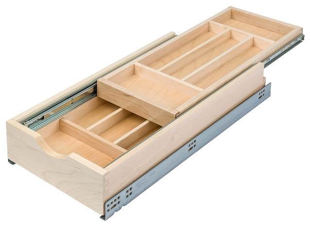 Century Components Double Tier Silverware Drawer Transitional