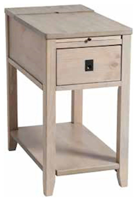 Stein World Patton Chair Side Table Off White 13468