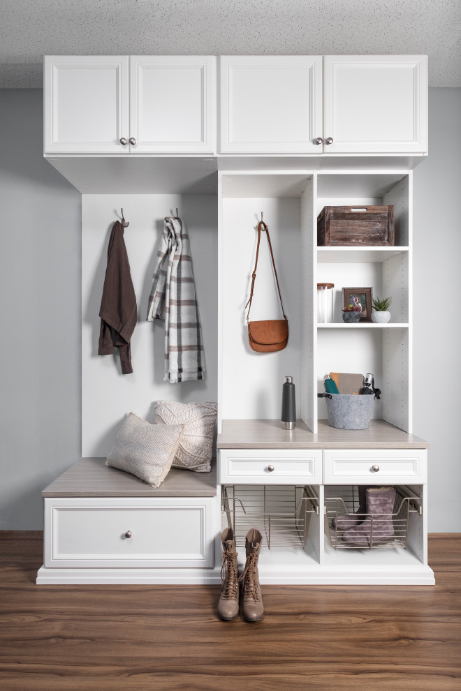 Inspiration for a transitional entryway remodel in Denver
