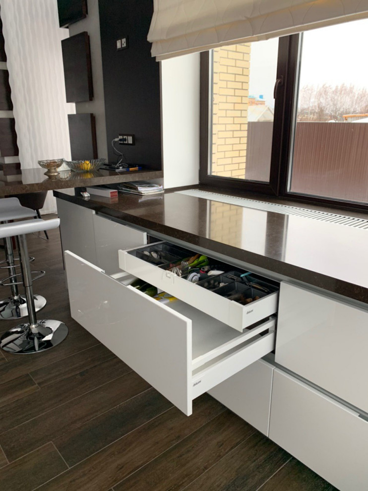 Кухня в современном стиле, пос. Большие Кабаны