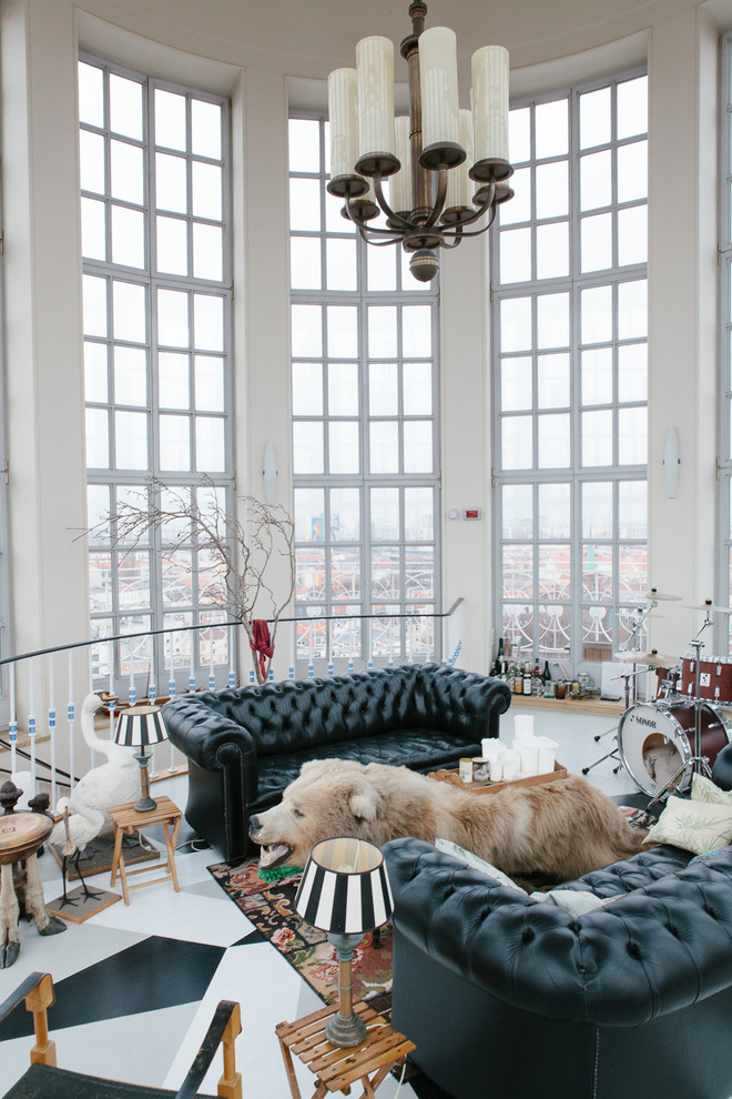 Stilmix Wohnzimmer in Berlin