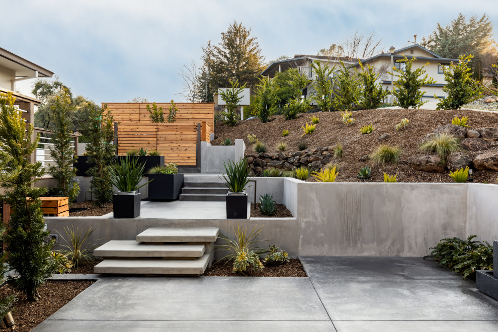 Foto di un giardino minimalista con scale