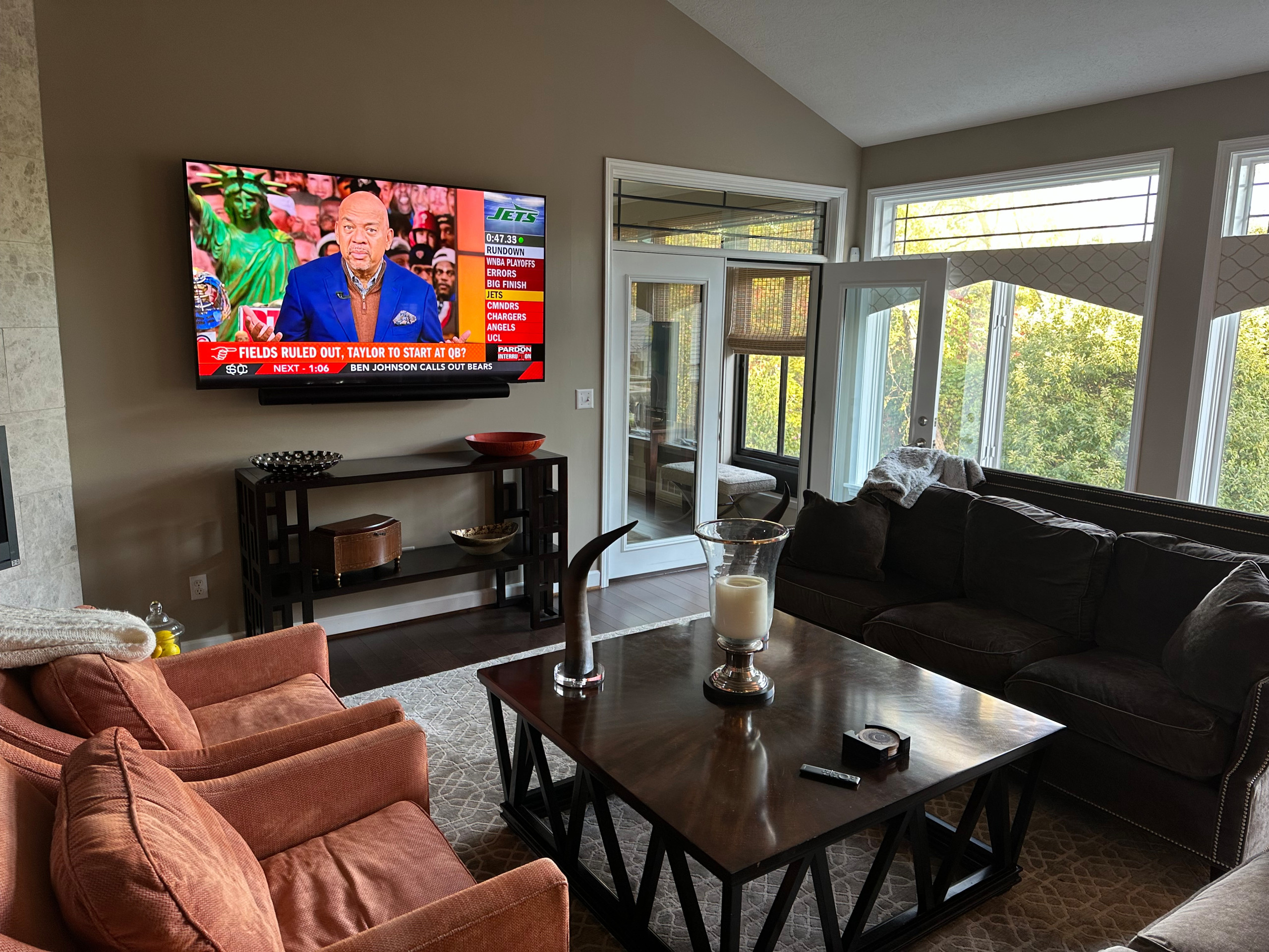 Mounted TV's and Sonos