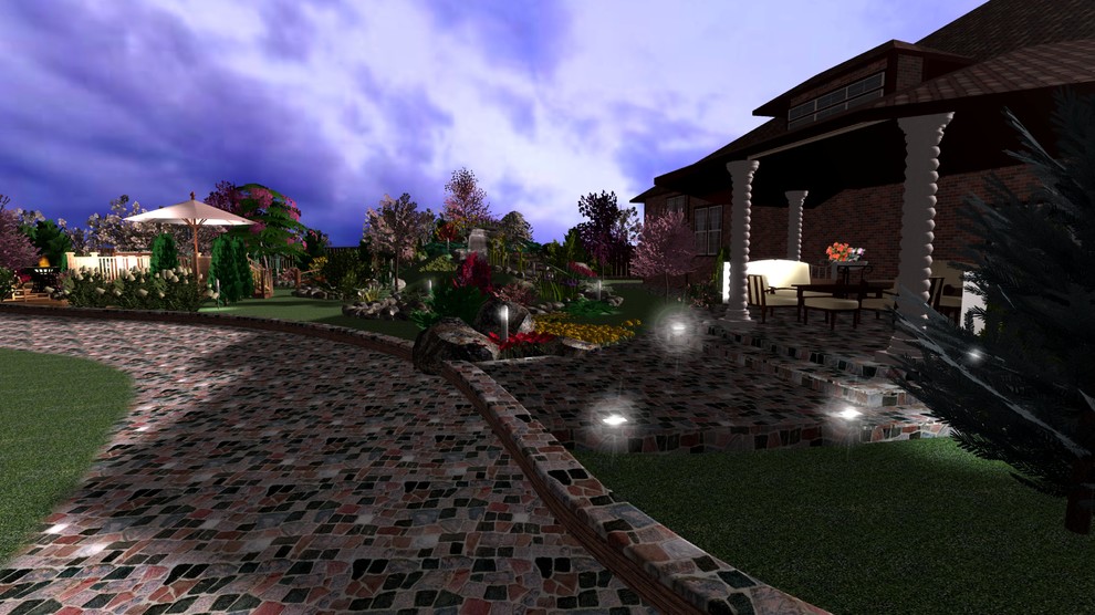 частный дом 3d