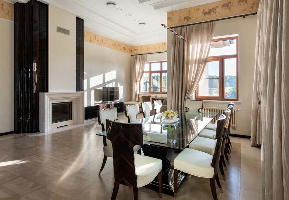 Гостиная с пещерной живописью