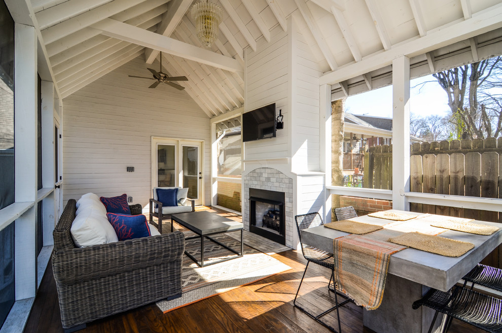 Porch Addition Nashville by Building Company Number 7, Inc. Houzz