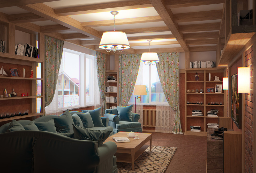 Дизайн-проекта загородного дома. Визуализация