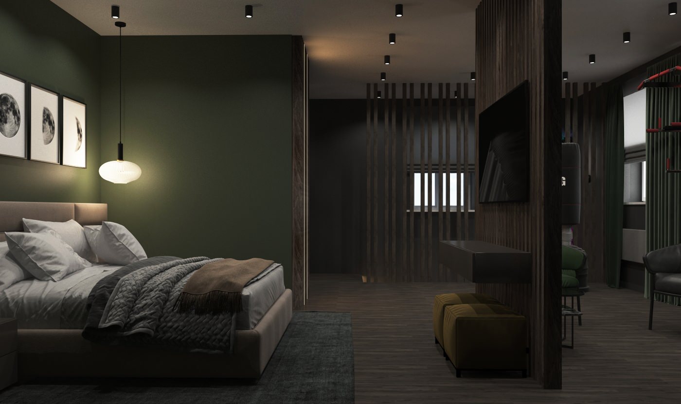 Дизайн 2х-этажной квартиры в Липецке