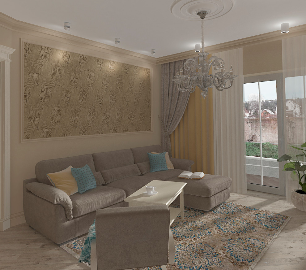 проект таунхауса гостиная