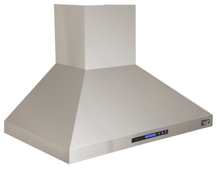Kucht Professional 48" Stainless Steel Wall Mounted Range Hood in Silver