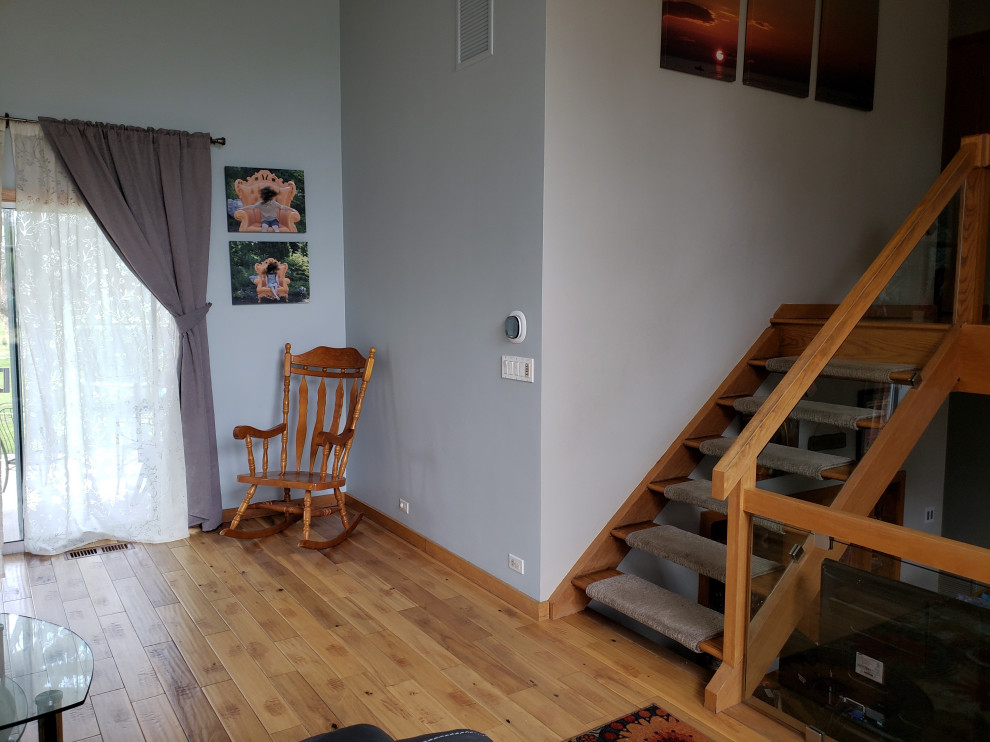 How to make golden oak trim look modern