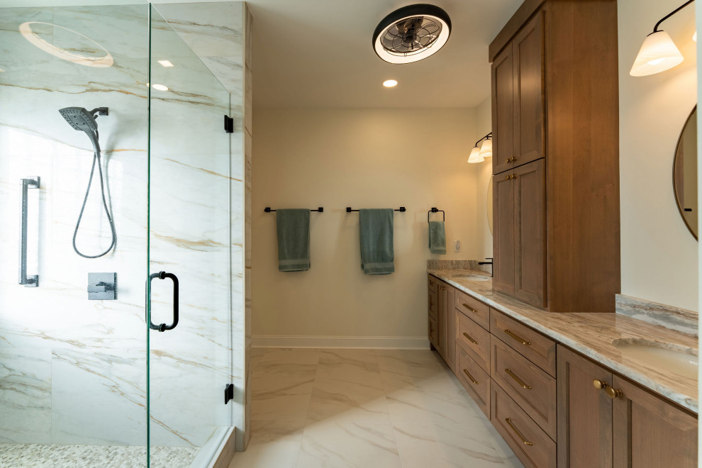 Fairvue Kitchen and Primary Bathroom