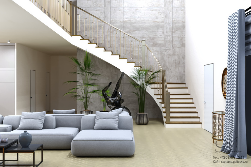 Визуализация двухэтажного дома