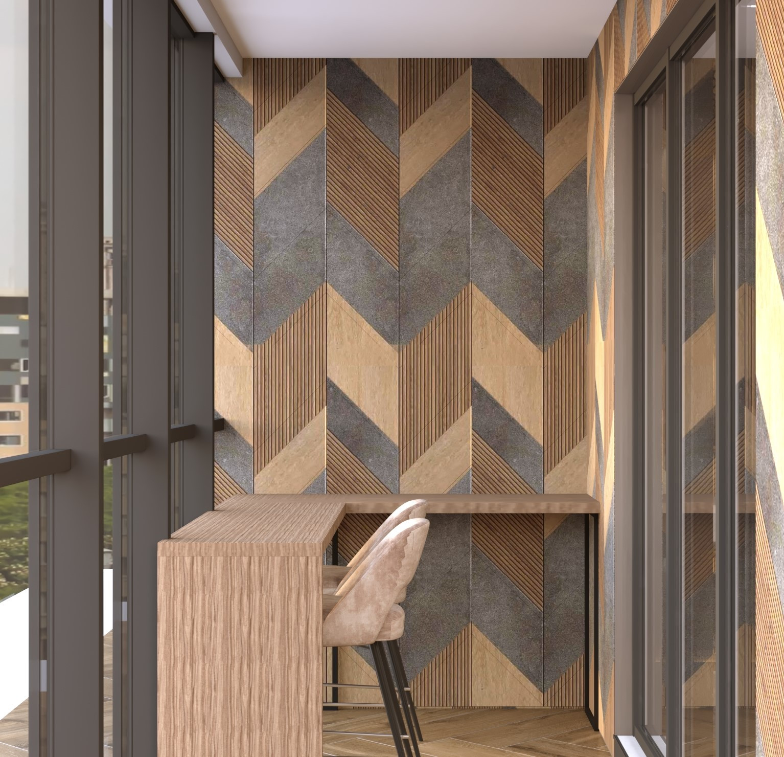 Дизайн проект квартиры в ЖК "Огни Залива"