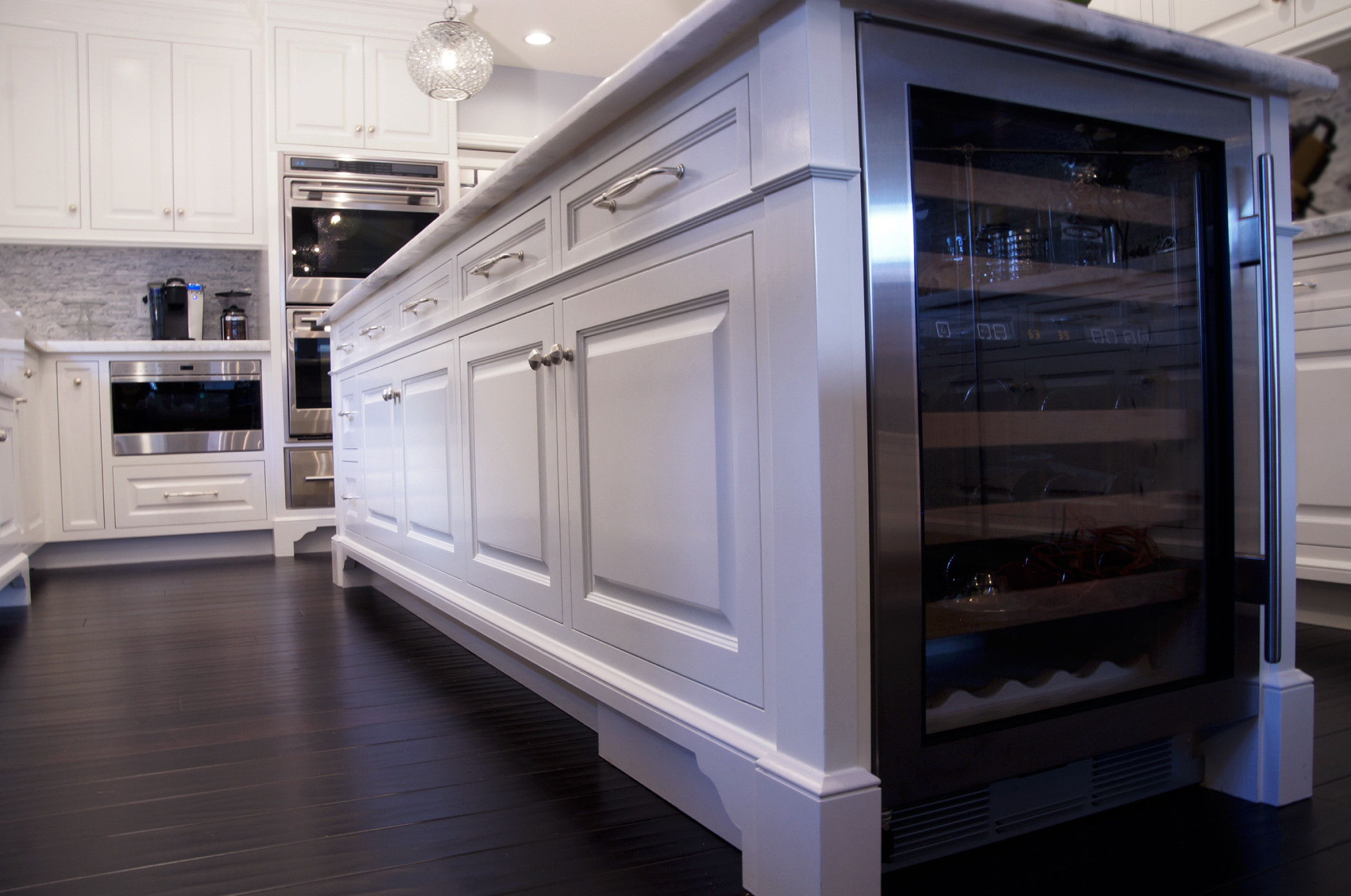 Kitchen Cabinetry, wine cooler