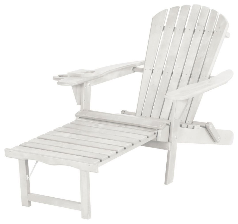 Oceanic Adirondack Chaise Foldable Chair, 1 Chair Beach Style Adirondack Chairs by CTE