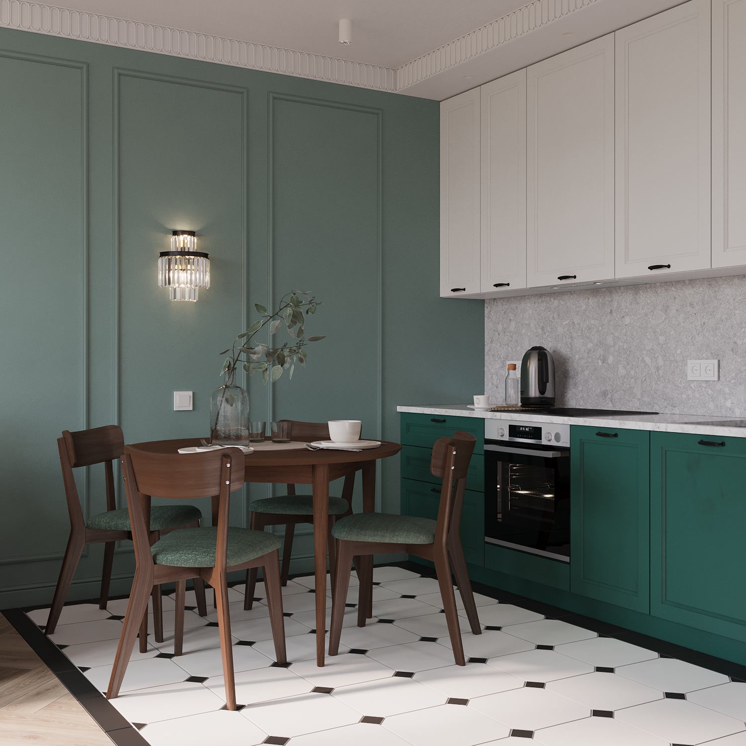 Дизайн проект квартиры 65м ЖК Зенит