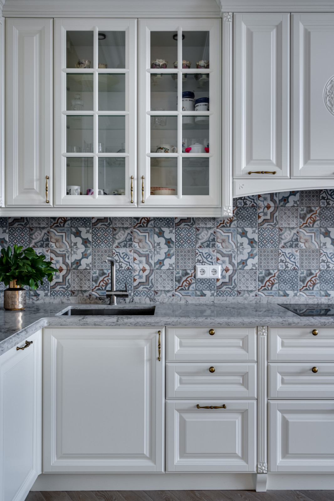 Кухня из массива березы.