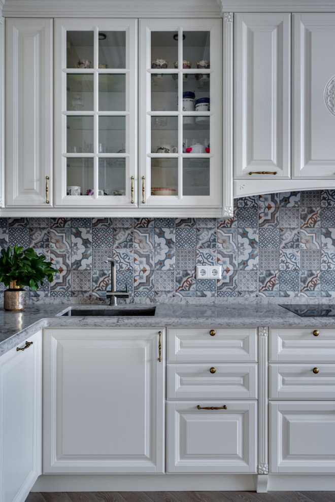 Кухня из массива березы.