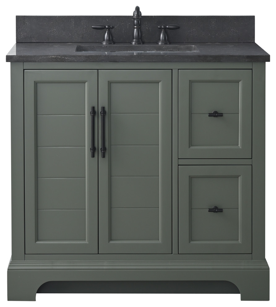 Vanity Art Bathroom Vanity with Sink & Top Transitional Bathroom