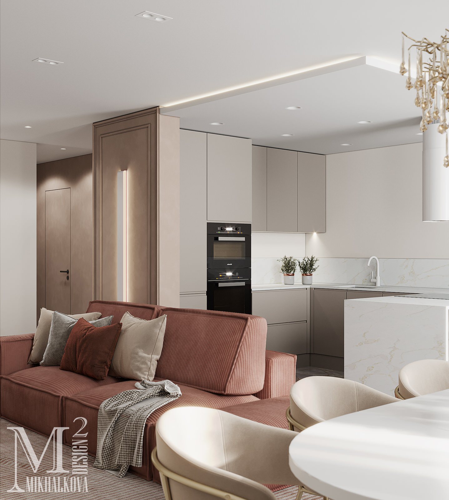 Квартирв в ЖК Мандарин 88.6 м2