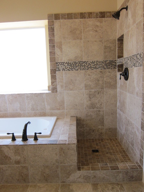 Shower And Tub Master Bathroom Remodel Traditional