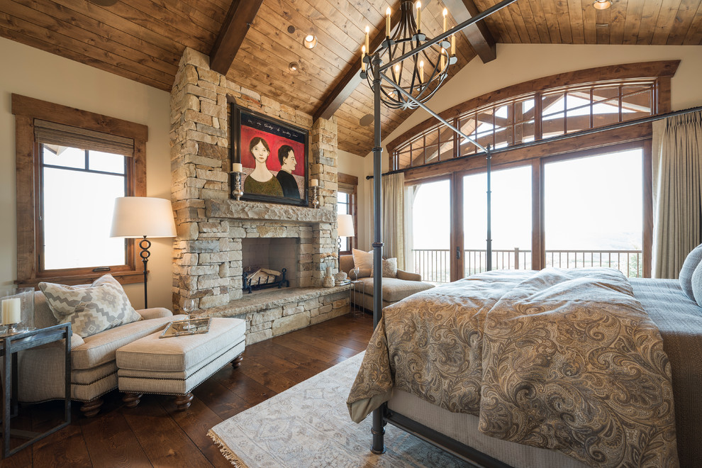 Photo of a country bedroom in Salt Lake City.