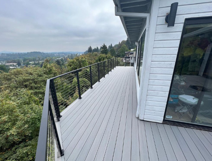 Second Story Decking | Cable Railing