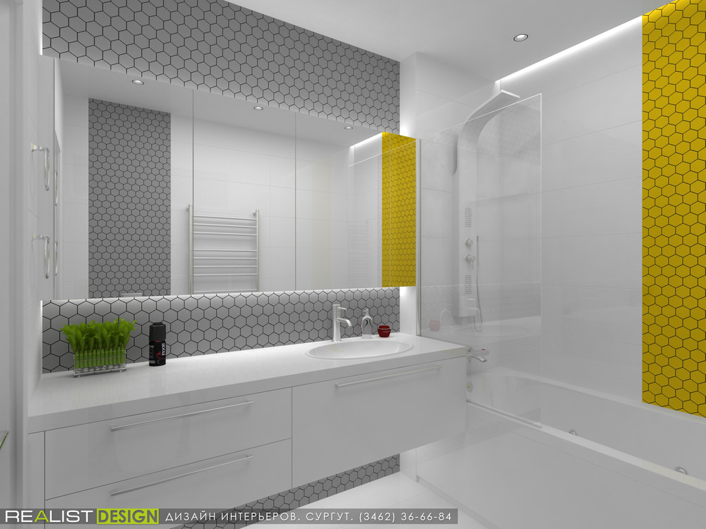 Дизайн ванной комнаты. Сургут. Возрождение. 2018