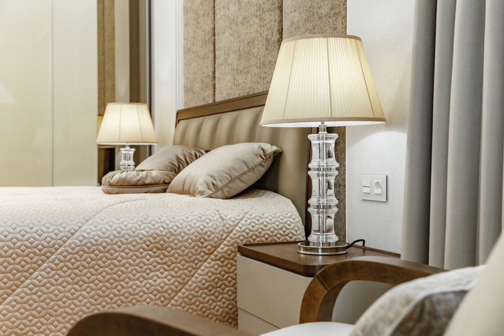 Современный лаконичный интерьер в ЖК "Камелия"