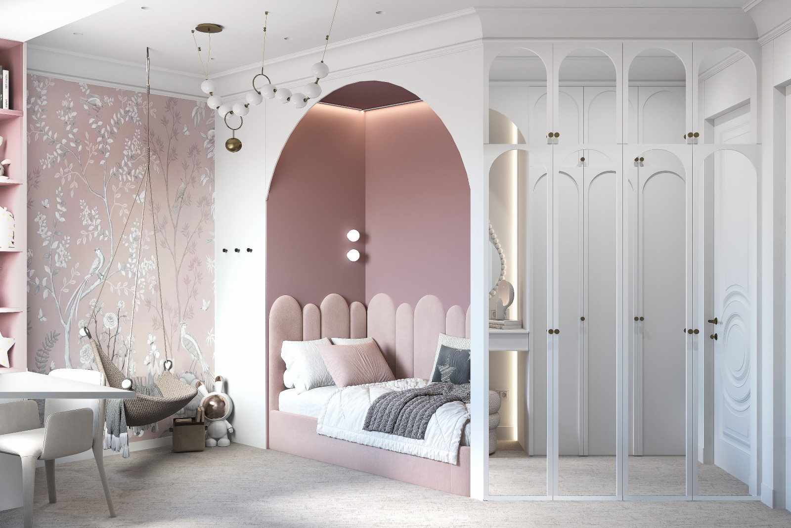 Драгоценная шкатулка, проект в стиле Арт-деко в ЖК Тихвин