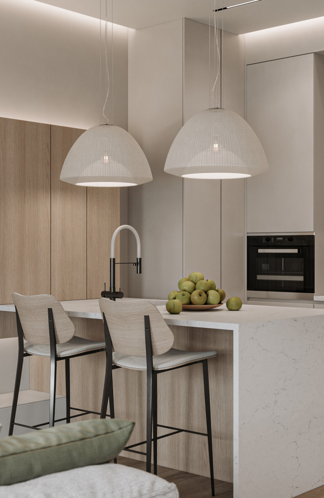 Дизайн интерьера, современный эко стиль.