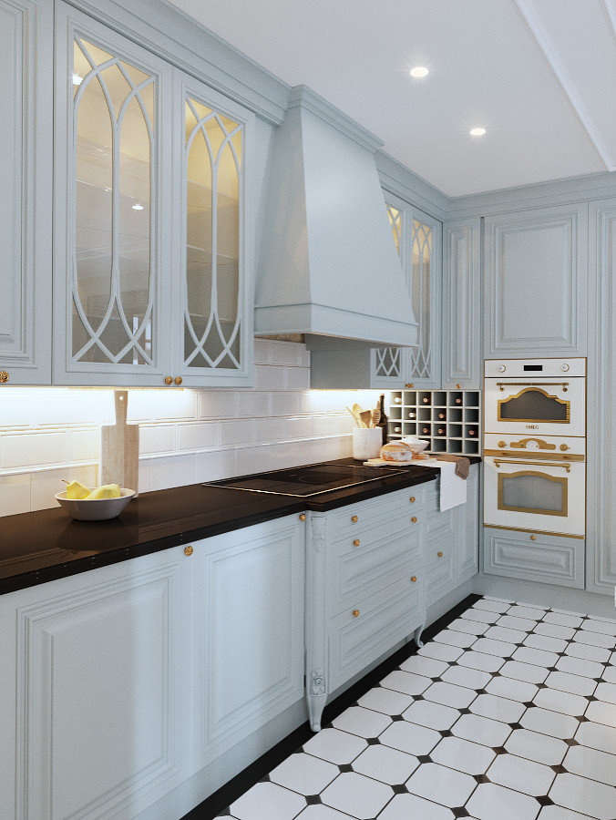 Особняк Алексея Ягудина и Татьяны Тотьмяниной. Кухня