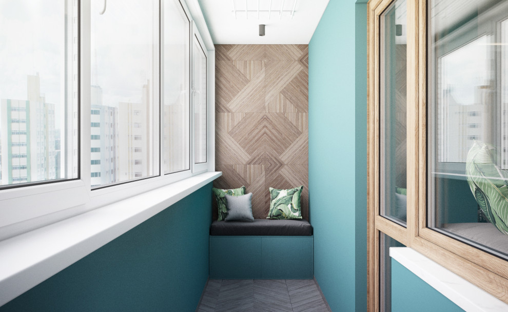 Балкон с рабочей зоной