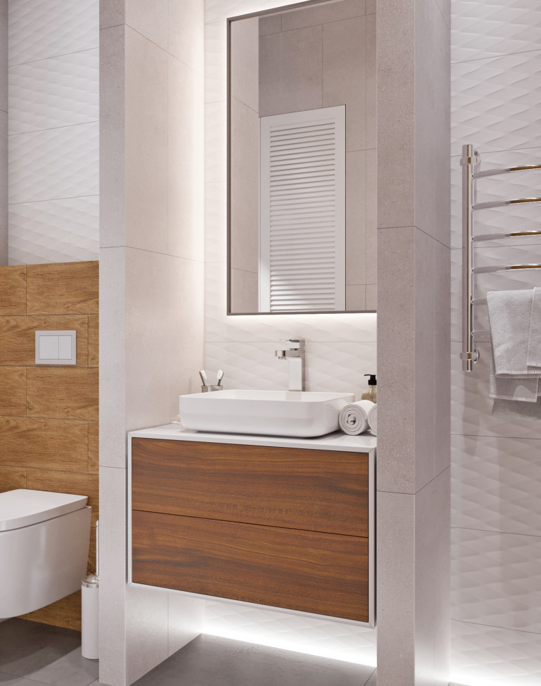 санузел, смешение 4 коллекций