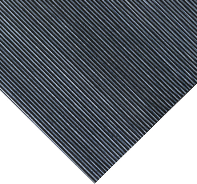 Fine Rib Ribbed Rubber Matting 1 8 Thick 48 Wide Offered In 5