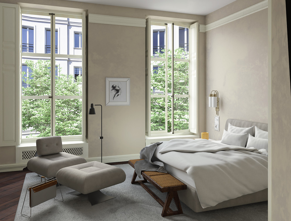 Визуализация светлого интерьера