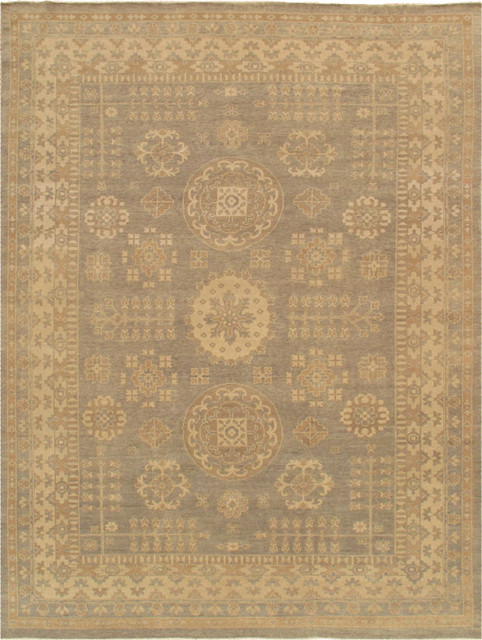Pasargad Khotan Collection Hand-Knotted Lamb's Wool Area Rug- 2' 0" X  3' 0"