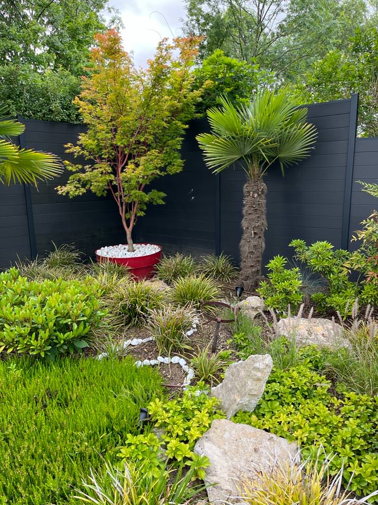 Jardin contemporain dans les Yvelines