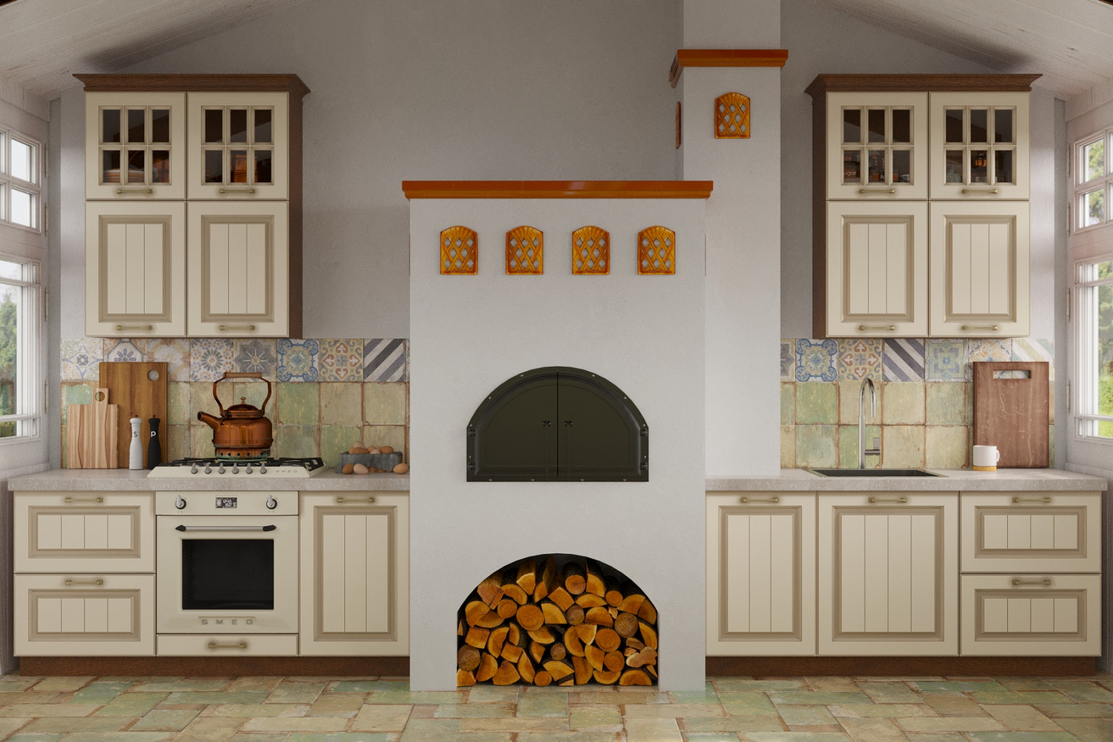 Летняя кухня на приусадебном участке