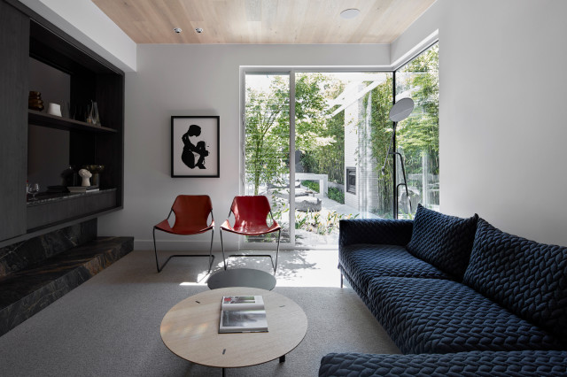 Collis, Brighton East contemporary-living-room